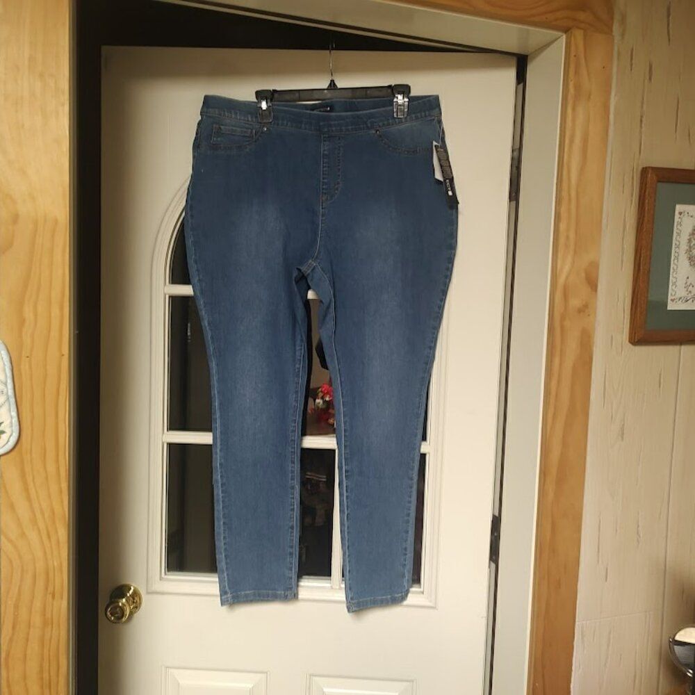 New Architect Medium Wash Pull On Jeggings Size Women's XL